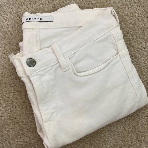 J BRAND white ankle jeans - Picture 2 of 8